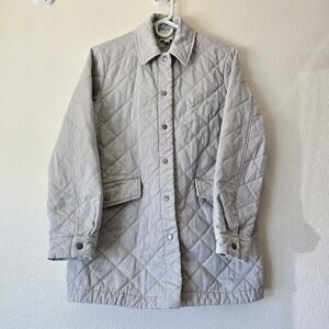 Joie Women's Sz S/P Quilted Barn‎ Chore Coat Jacket 100% Cotton Minimalist Fall